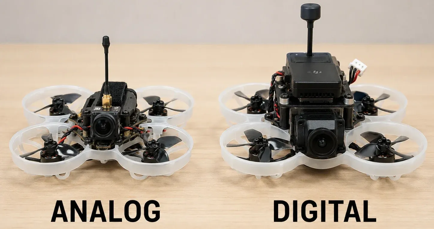 Tiny Whoop Analog vs. Digital